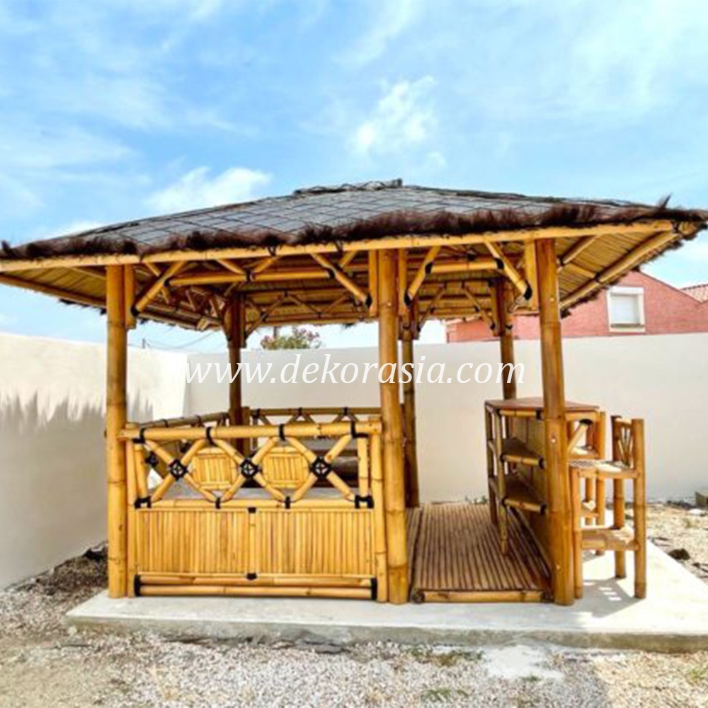 Bamboo Gazebo for Home Garden, Bamboo Gazebo Outdoor - Image 3